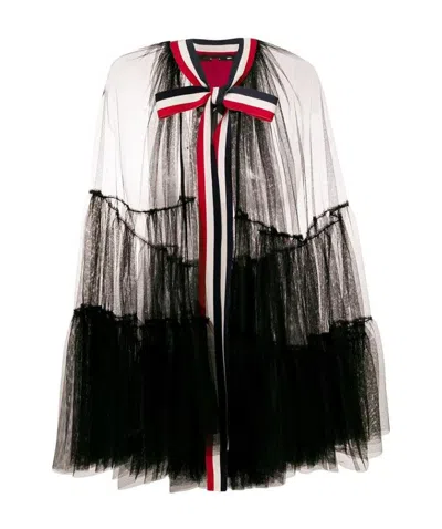 Moncler Tulle Jacket In Black