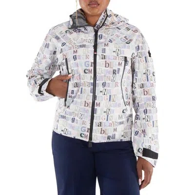 Pre-owned Moncler Tullins All Over Print Hooded Jacket In Multicolor