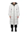 Moncler Gray Tumen Down Coat In Gray