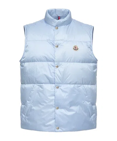 MONCLER MONCLER TUQUEROUYE LOGO PATCH PUFFER GILET