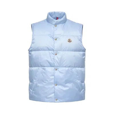 Pre-owned Moncler Tuquerouye Vest 'light Blue' | Men's Size 4