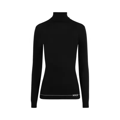 Pre-owned Moncler Turtleneck 'black' | Women's Size M