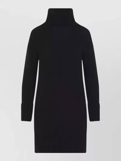 Moncler Abito A Collo Alto In Maglia Di Misto Alpaca In Multi