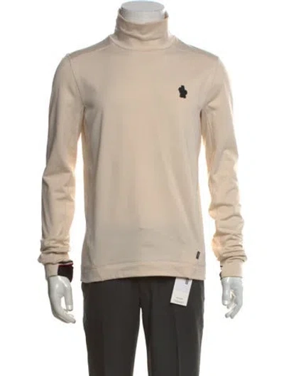 Pre-owned Moncler Turtleneck Long Sleeve Sweatshirt In Neutrals