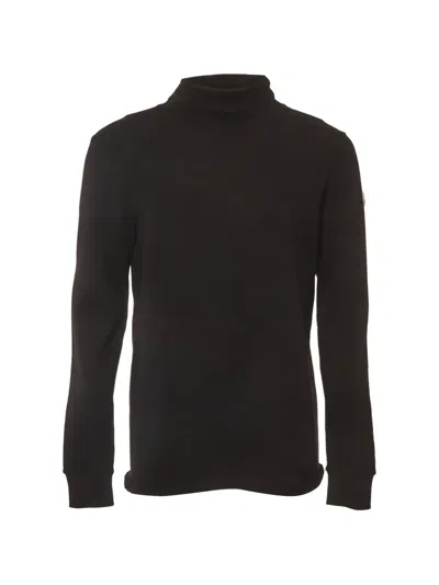 Pre-owned Moncler Turtleneck Sweater In Black