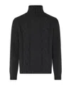 Moncler Turtleneck Sweater In Grey