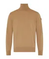 Moncler Turtleneck Sweater In Nude