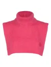 Moncler Turtleneck Vest In Pink