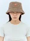 Moncler Bucket Hat In Brown