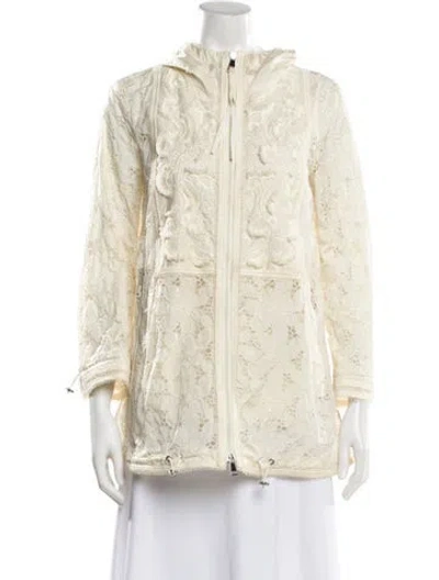 Pre-owned Moncler Tweed Pattern Jacket In Neutral