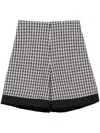 Moncler Tweed Shorts In White