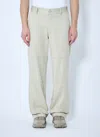 Moncler Men Twill Pants In Beige