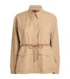 Moncler Gaillon Hooded Parka In Cotton In Beige