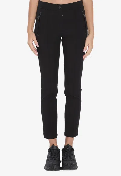 MONCLER TWILL SLIM-LEG JEANS