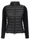 Moncler Padded Jacket With Knitted Sleeves
