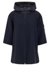 Moncler Women Hooded Wool Cape
