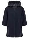 Moncler Women Hooded Wool Cape