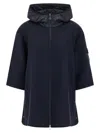 Moncler Women Hooded Wool Cape