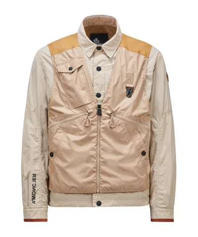 Moncler Two-piece Casual Jacket In Nude