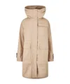 Moncler Two Piece Down Jacket In Neutral
