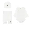 Moncler Two Pieces Set Onesie In White