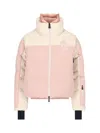Moncler Two-tone Down Jacket In Pink