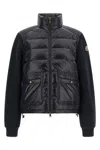 Moncler Quilted Polyamide Down Jacket In Black