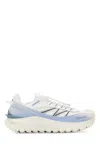 Moncler Trailgrip Sneakers In Technical Fabric And Mesh With Side Lettering Logo In White