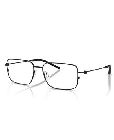 Moncler Unisex Eyeglasses, Me1004 In Matte Black