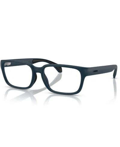 Moncler Unisex Eyeglasses, Me3001 In Matte Blue