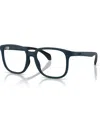 Moncler Square-frame Glasses In Matte Blue