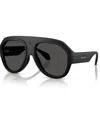 Moncler Unisex Fynder Sunglasses, Me8012u In Matte Black