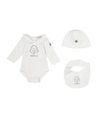 Moncler Unisex Kids Clothing Set In White