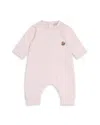 Moncler Unisex Logo Romper - Baby In Pink