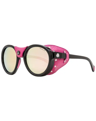 Moncler Unisex Ml0046 52mm Sunglasses In Black