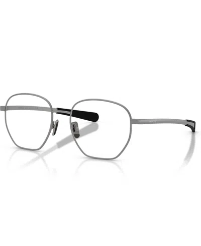 Moncler Unisex Oval Eyeglasses, Me1015 In Metallic