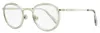 Moncler Unisex Oval Eyeglasses Ml5153 020 Palladium/crystal 49mm In Multi