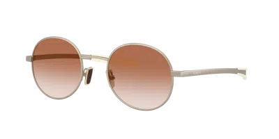 Moncler Unisex Sunglass Centro In Gold