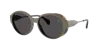 Moncler Unisex Sunglass Me4005t Auros In Dunkelgrau Einfarbig