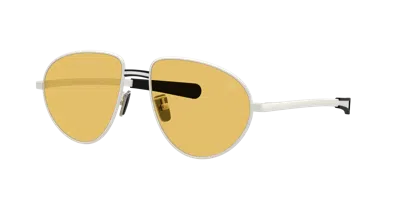 Moncler Unisex Sunglass Me4009 Vizla In Solid Yellow