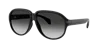 Moncler Unisex Sunglasses Me8001 Halcyonne In Light Grey Gradient Black
