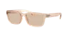 Moncler Womens Me8002 Slicka Pillow-frame Injected Sunglasses Pink In Pink