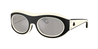 Moncler Unisex Sunglass Me8015u Ramillon In Black