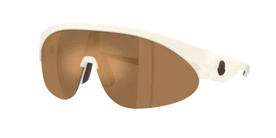 Moncler Myrr Oval Sunglasses In Brown