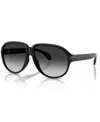 Moncler Unisex Sunglasses Me8001 Halcyonne In Shiny Black