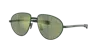 Moncler Unisex Sunglasses Me4009 Vizla In Mirror Green