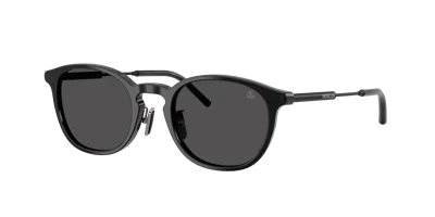Moncler Unisex Sunglasses Me6011d Barbb In Dark Grey Solid