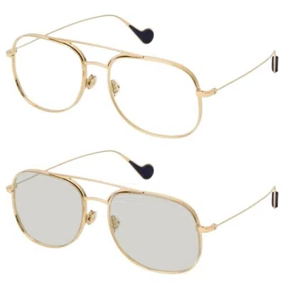 Moncler Unisex Sunglasses  Photochromic Shiny Pale Gold Gbby2