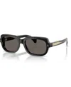 Moncler Unisex Sunglass Me6008 Suntrap In Shiny Black