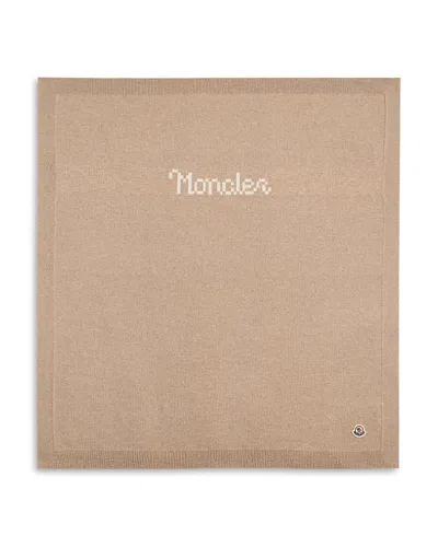 Moncler Unisex Wool & Cashmere Blanket Gift Box - Baby In Brown